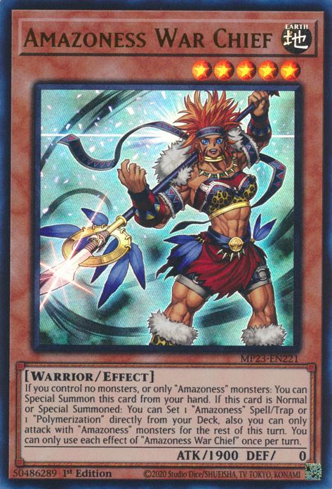 Amazoness War Chief [MP23-EN221] Ultra Rare | Odin's Place