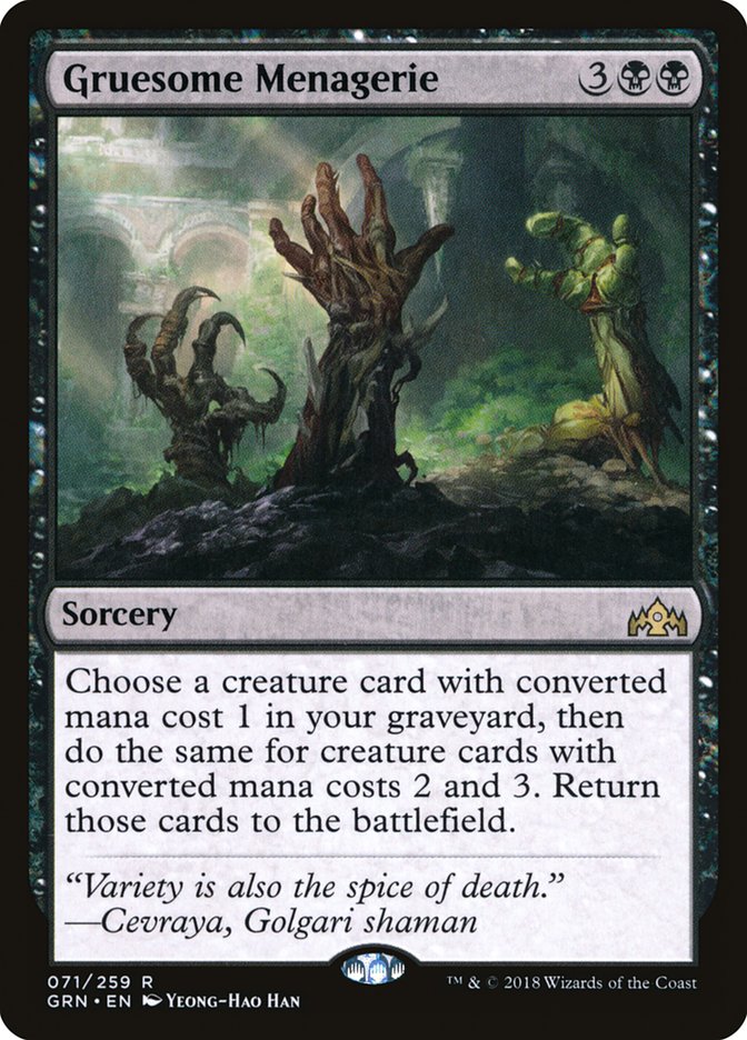 Gruesome Menagerie (71) [Guilds of Ravnica] | Odin's Place
