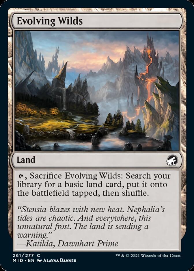 Evolving Wilds [Innistrad: Midnight Hunt] | Odin's Place