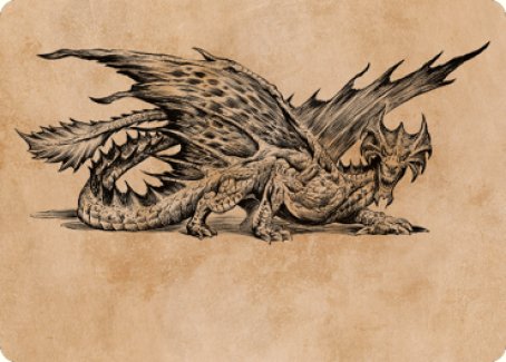 Ancient Brass Dragon Art Card (49) [Commander Legends: Battle for Baldur's Gate Art Series] | Odin's Place