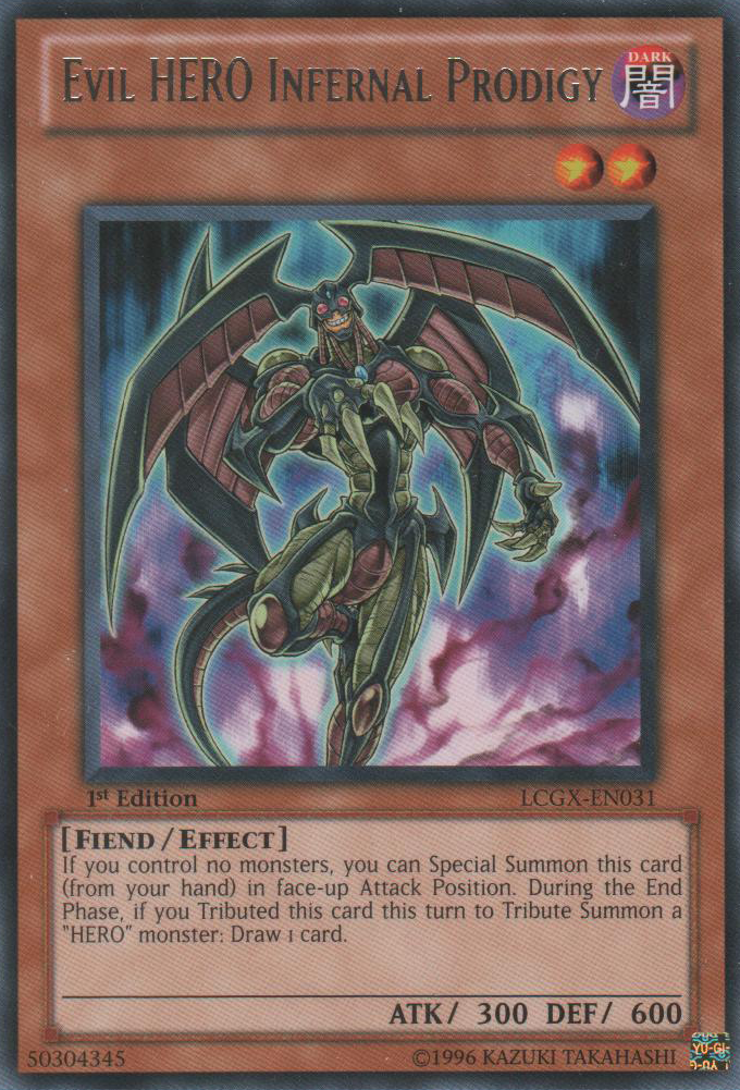 Evil HERO Infernal Prodigy [LCGX-EN031] Rare | Odin's Place
