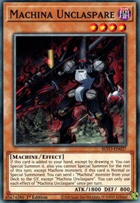 Machina Unclaspare [BLVO-EN027] Common | Odin's Place
