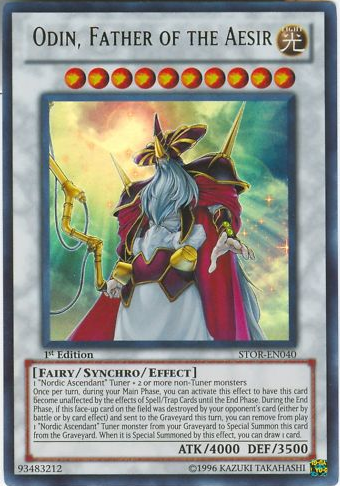 Odin, Father of the Aesir [STOR-EN040] Ultra Rare | Odin's Place