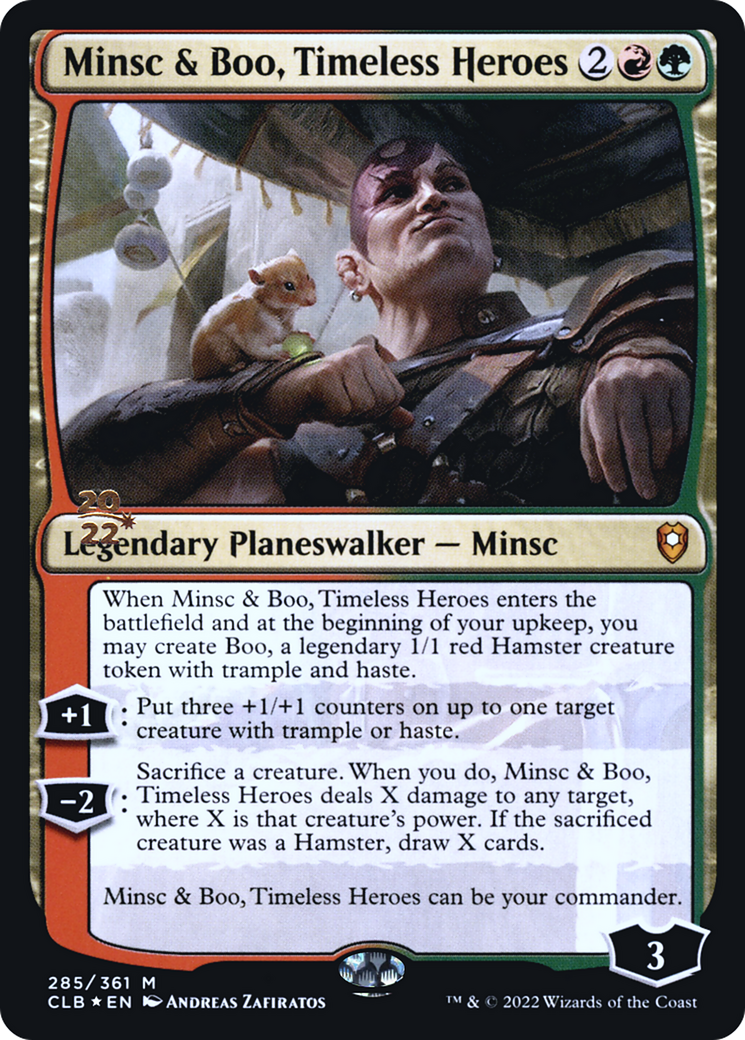 Minsc & Boo, Timeless Heroes (Promo Pack) [The Lost Caverns of Ixalan Promos] | Odin's Place