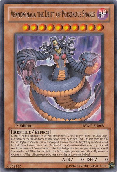 Vennominaga the Deity of Poisonous Snakes [RYMP-EN068] Rare | Odin's Place