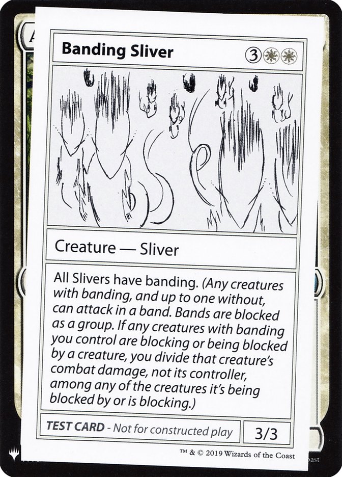 Banding Sliver [Mystery Booster Playtest Cards] | Odin's Place
