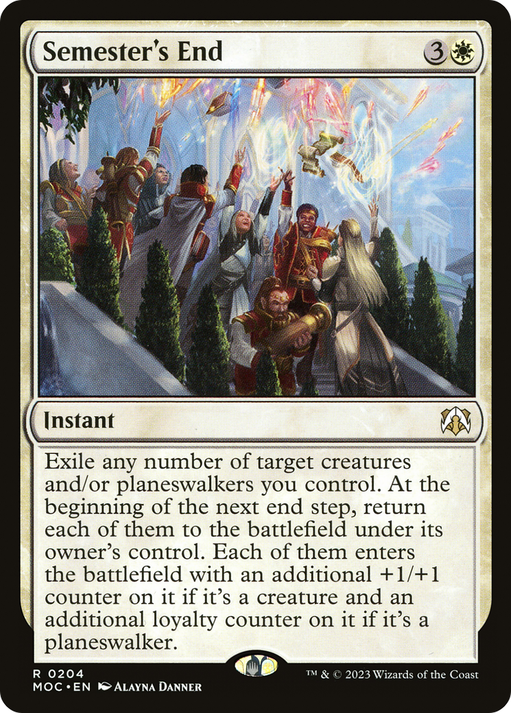 Semester's End [March of the Machine Commander] | Odin's Place