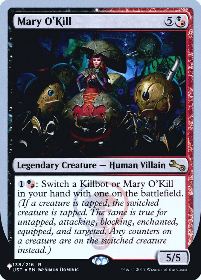 Mary O'Kill (Unfinity Foil Edition) [The List] | Odin's Place
