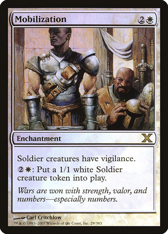 Mobilization (Premium Foil) [Tenth Edition] | Odin's Place