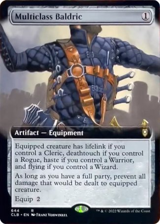 Multiclass Baldric (Extended Art) [Commander Legends: Battle for Baldur's Gate] | Odin's Place