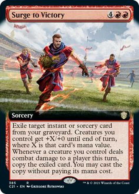 Surge to Victory (Extended Art) [Commander 2021] | Odin's Place