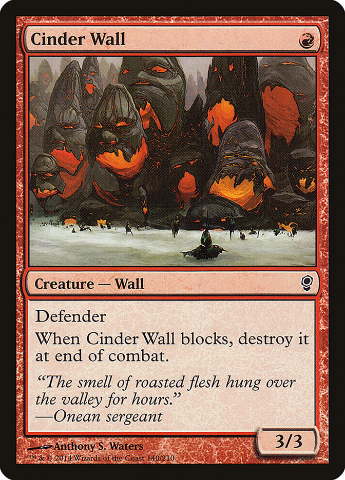 Cinder Wall (140) [Conspiracy] | Odin's Place
