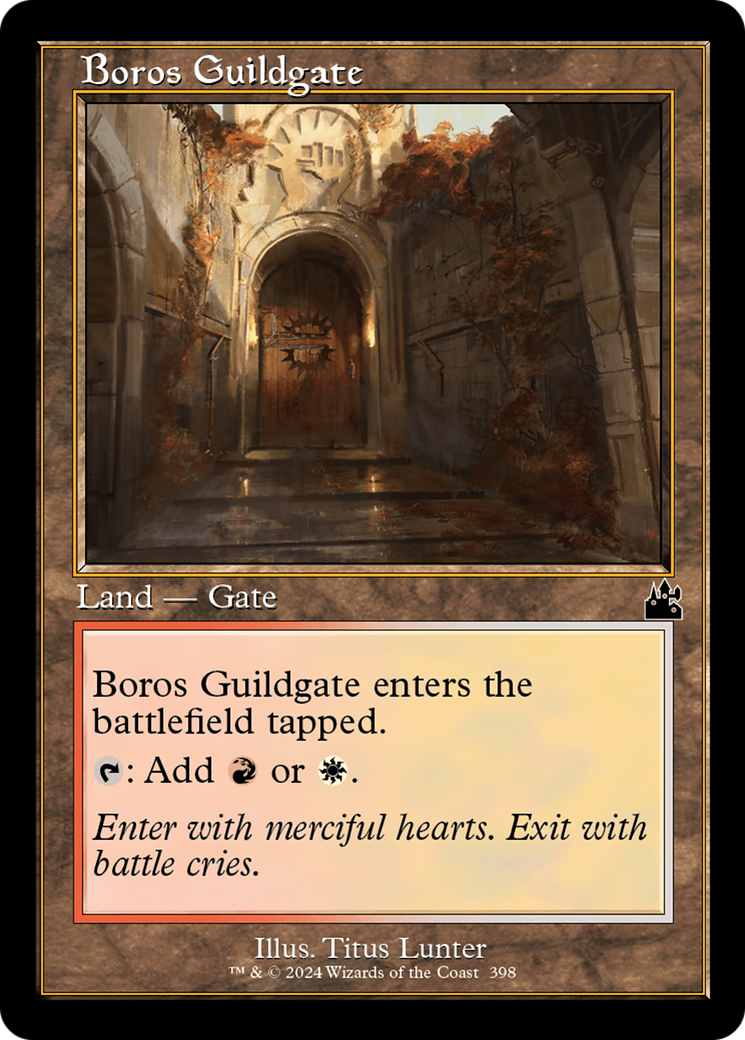 Boros Guildgate (Retro Frame) [Ravnica Remastered] | Odin's Place