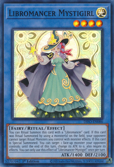 Libromancer Mystigirl [DIFO-EN086] Super Rare | Odin's Place