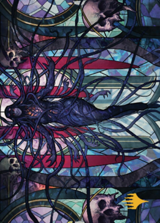 Braids, Arisen Nightmare Art Card 2 (Gold-Stamped Signature) [Dominaria United Art Series] | Odin's Place