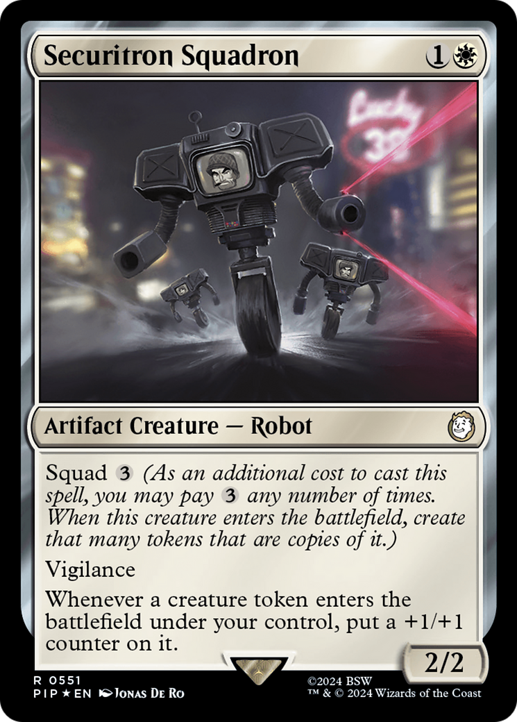 Securitron Squadron (Surge Foil) [Fallout] | Odin's Place