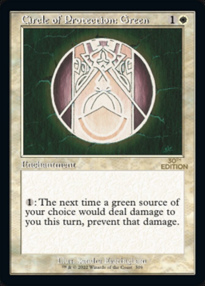 Circle of Protection: Green (Retro) [30th Anniversary Edition] | Odin's Place