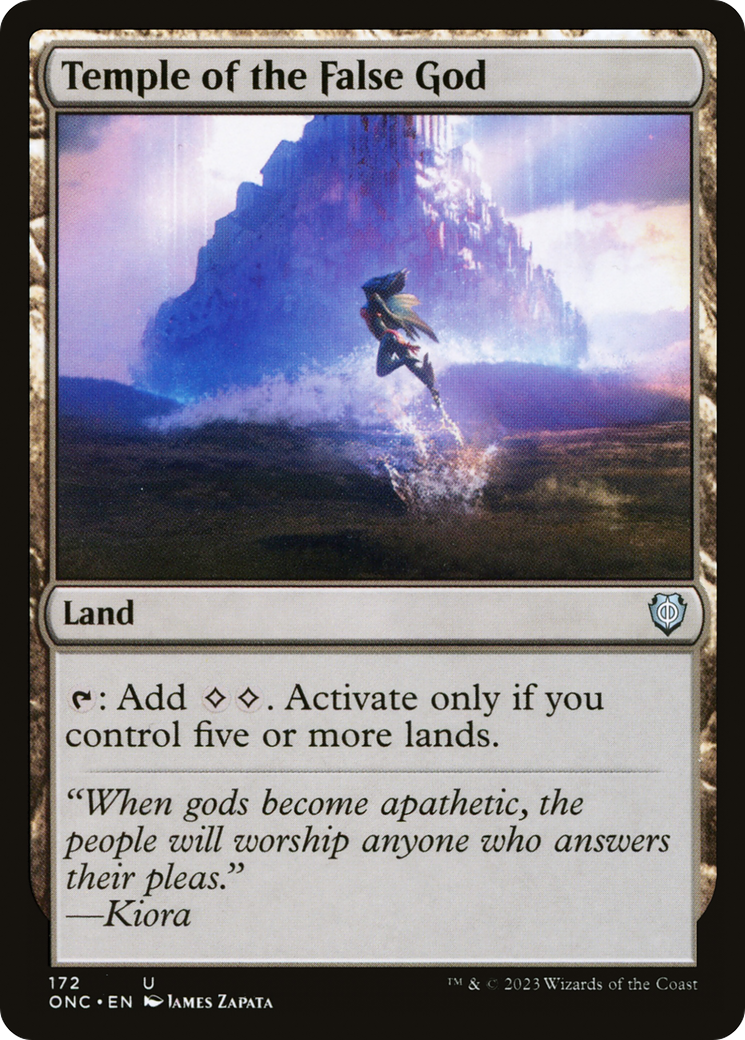 Temple of the False God [Phyrexia: All Will Be One Commander] | Odin's Place