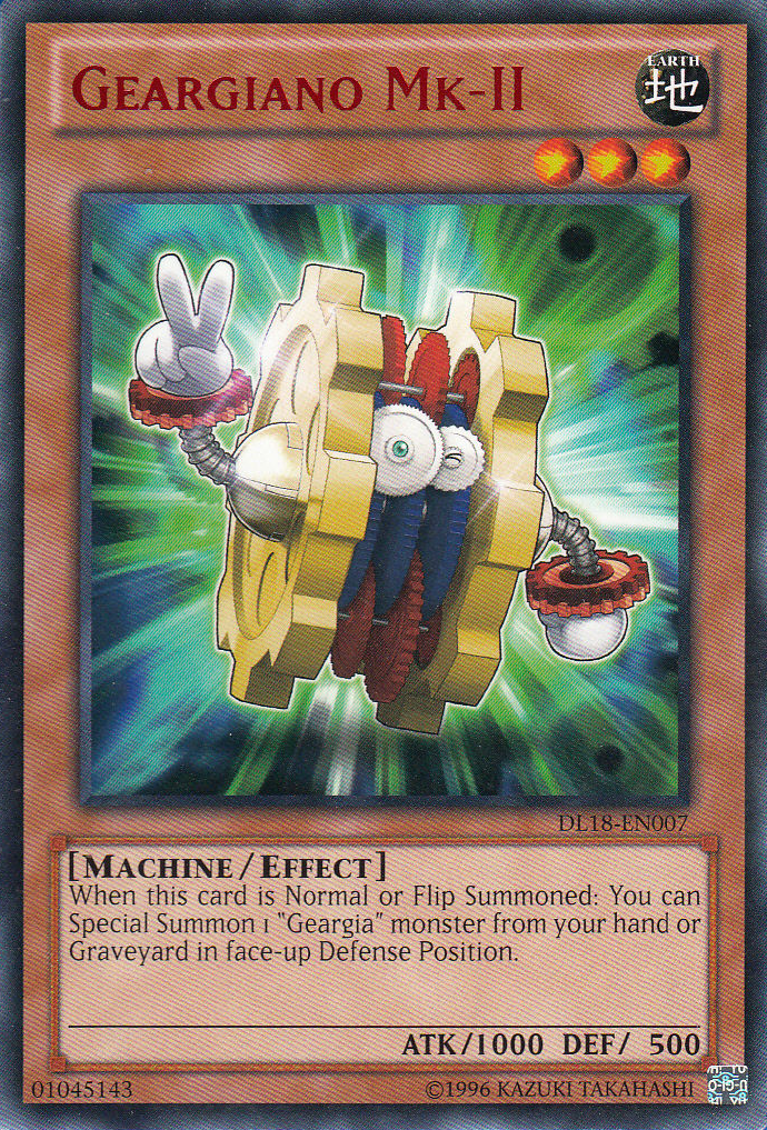 Geargiano Mk-II (Red) [DL18-EN007] Rare | Odin's Place