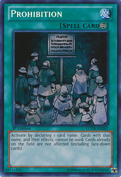 Prohibition [LCYW-EN267] Secret Rare | Odin's Place