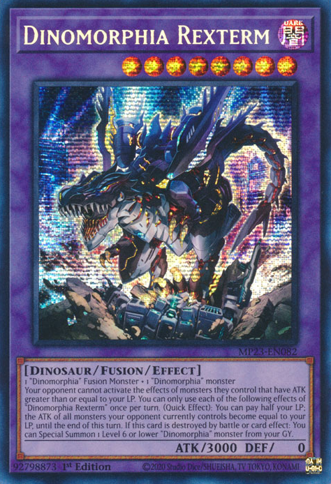 Dinomorphia Rexterm [MP23-EN082] Prismatic Secret Rare | Odin's Place