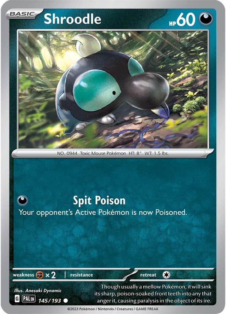 Shroodle (145/193) [Scarlet & Violet: Paldea Evolved] | Odin's Place