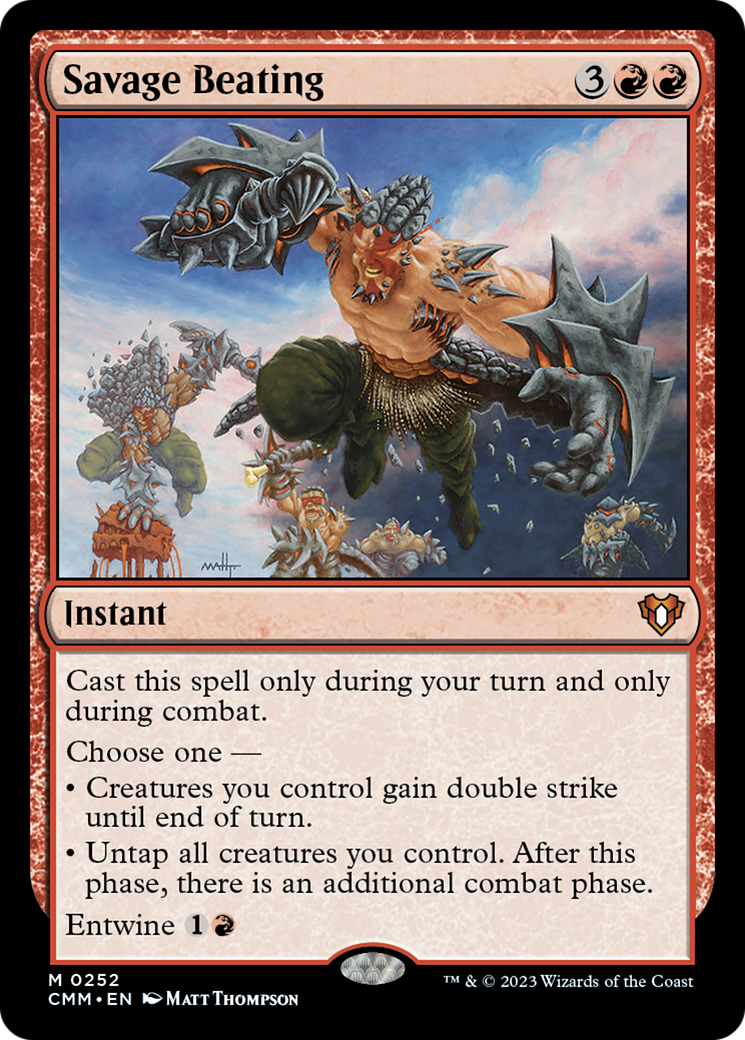 Savage Beating [Commander Masters] | Odin's Place