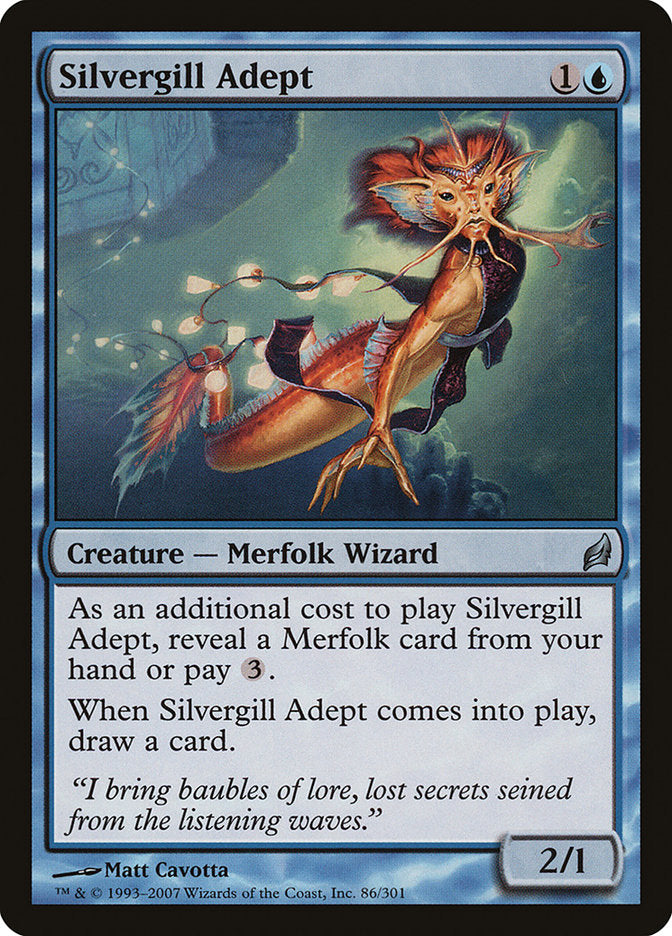 Silvergill Adept (86) [Lorwyn] | Odin's Place