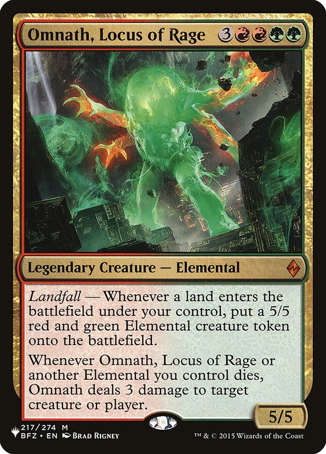 Omnath, Locus of Rage [The List] | Odin's Place