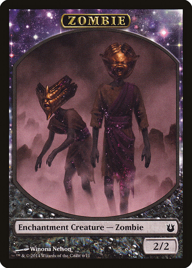 Zombie Token (6) [Born of the Gods Tokens] | Odin's Place