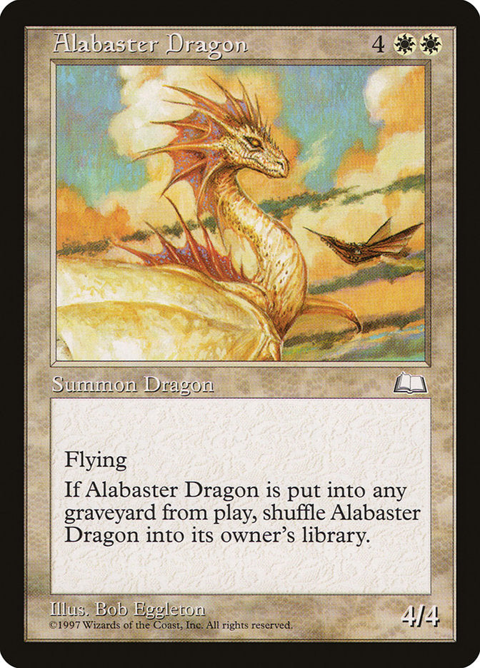 Alabaster Dragon (2) [Weatherlight] | Odin's Place