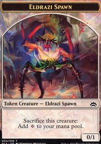 Eldrazi Spawn (004) // Eldrazi Double-Sided Token [Planechase Anthology Tokens] | Odin's Place