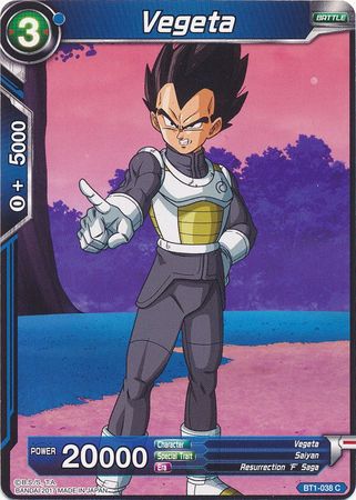 Vegeta (BT1-038) [Galactic Battle] | Odin's Place