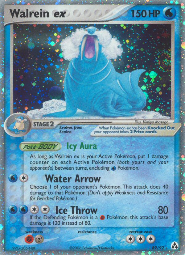 Walrein ex (89/92) [EX: Legend Maker] | Odin's Place