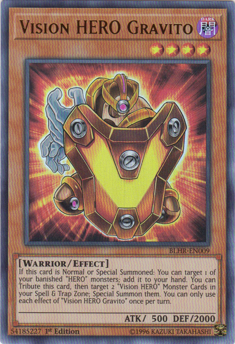Vision Hero Gravito [BLHR-EN009] Ultra Rare | Odin's Place