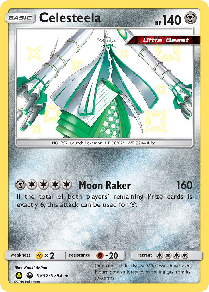 Celesteela (SV32/SV94) [Sun & Moon: Hidden Fates - Shiny Vault] | Odin's Place