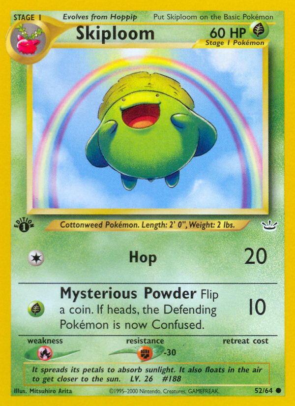 Skiploom (52/64) [Neo Revelation 1st Edition] | Odin's Place