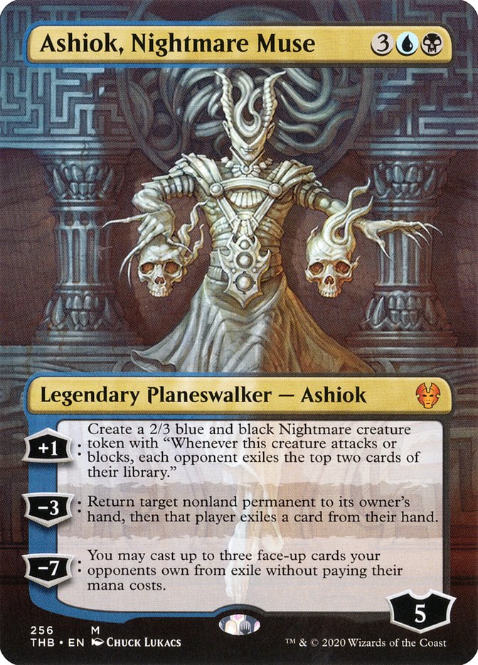 Ashiok, Nightmare Muse (Borderless) [Theros Beyond Death] | Odin's Place