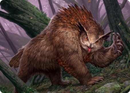 Owlbear Art Card [Dungeons & Dragons: Adventures in the Forgotten Realms Art Series] | Odin's Place