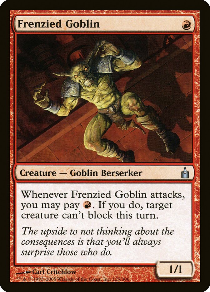 Frenzied Goblin (125) [Ravnica: City of Guilds] | Odin's Place