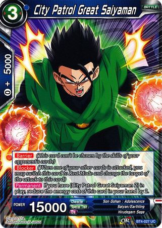 City Patrol Great Saiyaman (BT4-027) [Colossal Warfare] | Odin's Place