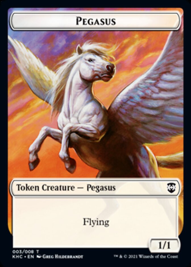 Pegasus Token [Kaldheim Commander Tokens] | Odin's Place