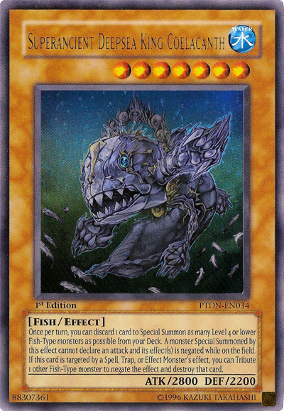 Superancient Deepsea King Coelacanth [PTDN-EN034] Ultra Rare | Odin's Place
