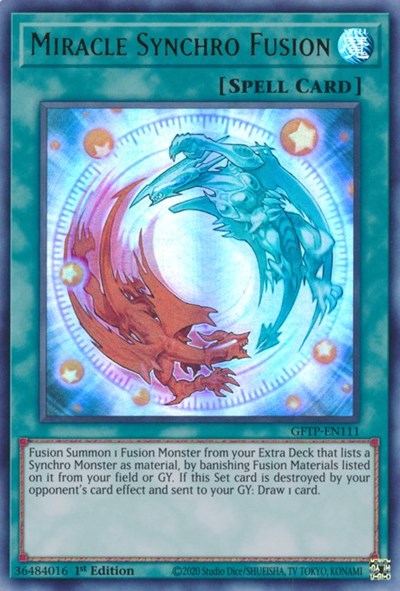 Miracle Synchro Fusion [GFTP-EN111] Ultra Rare | Odin's Place