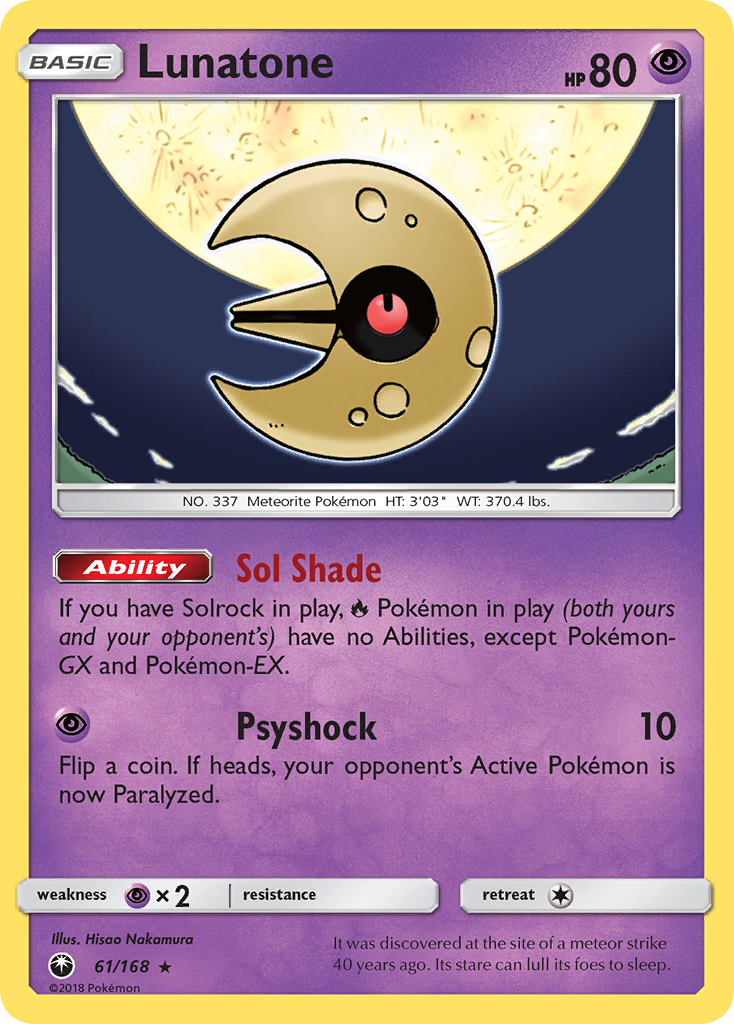 Lunatone (61/168) [Sun & Moon: Celestial Storm] | Odin's Place