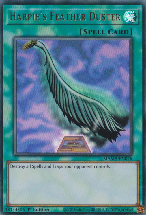 Harpie's Feather Duster [MAMA-EN076] Ultra Rare | Odin's Place