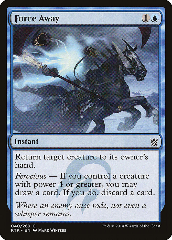 Force Away (40) [Khans of Tarkir] | Odin's Place