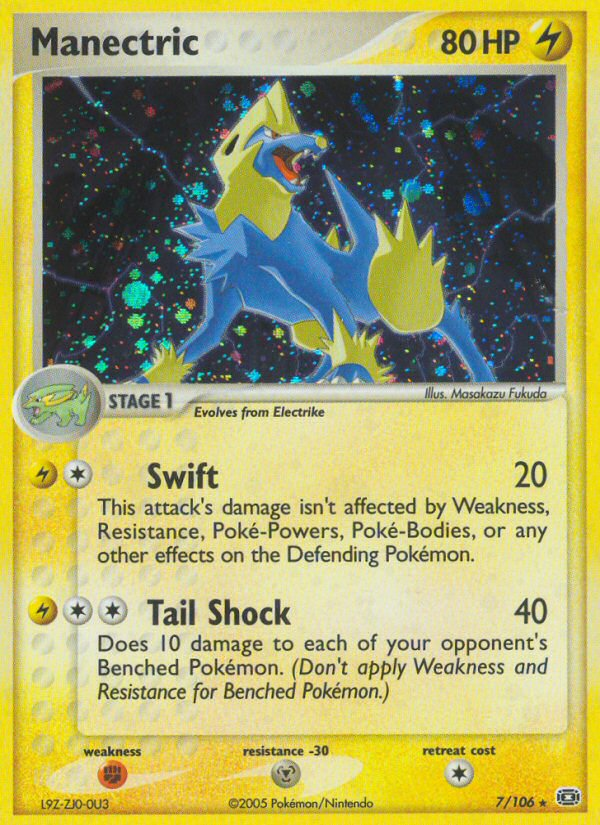 Manectric (7/106) [EX: Emerald] | Odin's Place