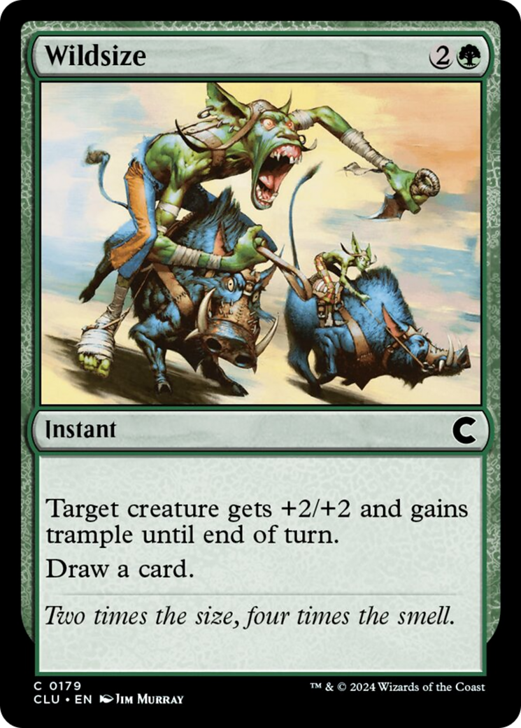 Wildsize [Ravnica: Clue Edition] | Odin's Place