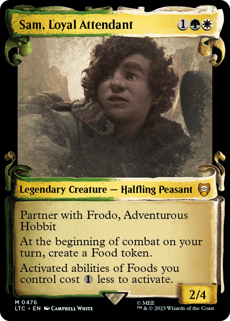 Sam, Loyal Attendant [The Lord of the Rings: Tales of Middle-Earth Commander Showcase Scrolls] | Odin's Place